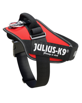 Julius-K9 IDC Powerharness Red - najwyższej jakości szelki, uprząż dla psów w kolorze czerwonym