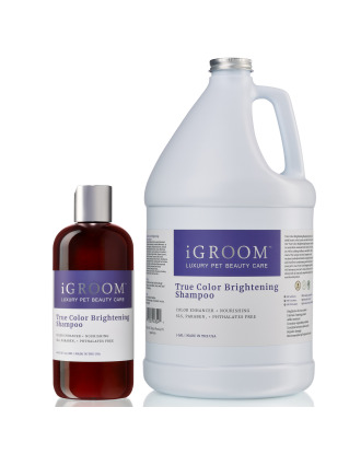iGroom True Color Brightening Shampoo - szampon dla psa, podkreślający kolor szaty i dodający blasku, koncentrat 1:8