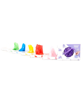 Show Tech Plastic Wraps 100szt. - papiloty foliowe wielokrotnego użytku, 15x30cm