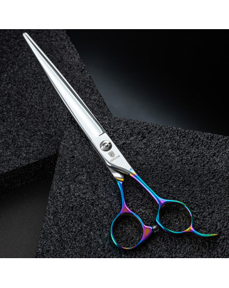 Jargem Multicolor Straight Scissors 7,5" - nożyczki groomerskie proste z kolorową rękojeścią