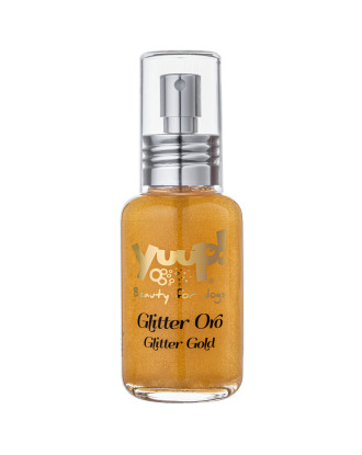 Yuup! Fashion Glitter Gold - perfumowany preparat nabłyszczający ze złotymi drobinkami