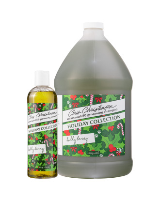Chris Christensen Smart Wash Holly Berry Shampoo - szampon oczyszczający dla psów i kotów, o zapachu jagód ostrokrzewu