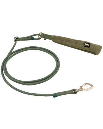 Hurtta Adjustable Rope Leash Eco Hedge - regulowana smycz linka z miękkim uchwytem dla psa, zielona