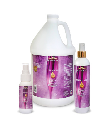 Bio-Groom Indulge Sulfate-Free - nawilżająca odżywka w sprayu z olejkiem arganowym, ułatwiająca rozczesywanie sierści