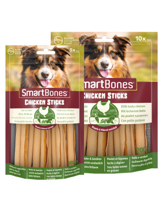 SmartBones Chicken Sticks - przysmaki dla psów, z kurczakiem i warzywami