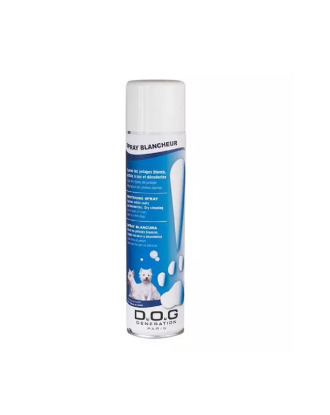 Dog Generation Whitening Spray 400ml - puder wybielający sierść dla psa i kota, w sprayu