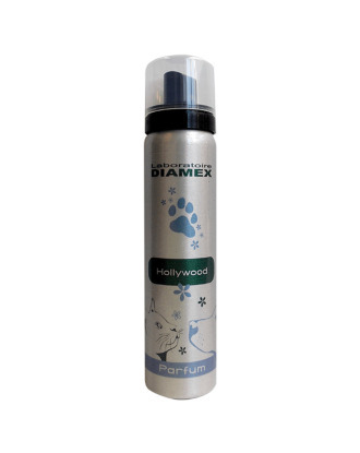 Diamex Hollywood 100ml - perfumy dla zwierząt, o słodkim, korzennym zapachu