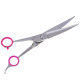 Geib Gator Left Curved Scissors - profesjonalne, bardzo popularne nożyczki gięte z japońskiej stali nierdzewnej, z jednostronnym mikroszlifem, leworęczne