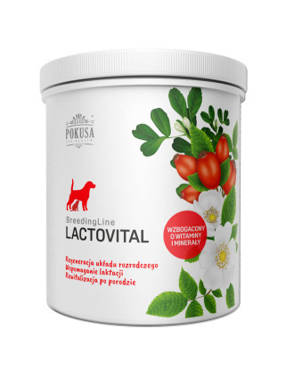 Pokusa BreedingLine LactoVital 500g - witaminowy preparat pobudzający laktację, regenerujący układ rozrodczy oraz poprawiający kondycję suk karmiących