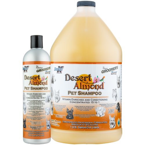 Double K Desert Almond - migdałowy szampon do długiej i gęstej sierści psa, kota i konia, koncentrat