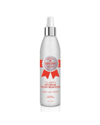 Show Premium Clarity No Rinse Stain Remover 236ml - preparat w sprayu do usuwania plam i przebarwień z sierści