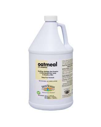 Show Season Oatmeal Shampoo 3,8l - szampon bez dodatku mydła do skóry suchej i podrażnionej, koncentrat 1:16