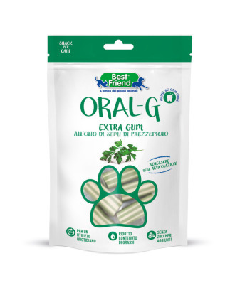 Best Friend Oral-G Extra Gum 75g - przysmaki dla psów wspierające zęby i stawy, z glukozaminą i chondroityną