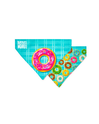 Max&Molly Reversible Bandana Donuts - bandana dla psa, dwustronna
