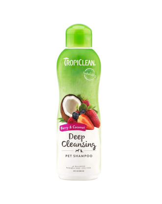 Tropiclean Deep Cleansing Berry & Coconut Pet Shampoo - szampon dogłębnie oczyszczający dla psa i kota