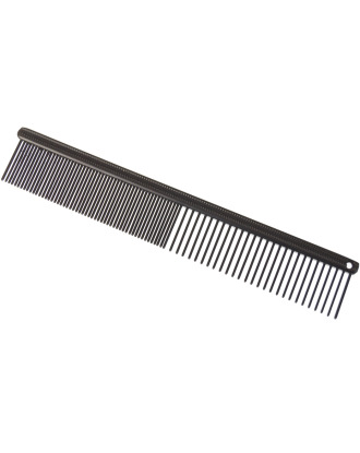 Madan Professional Antistatic Face Comb 13cm - profesjonalny, solidny mini grzebień z antystatyczną powłoką i mieszanym rozstawem ząbków 50/50, do pyszczka i detali