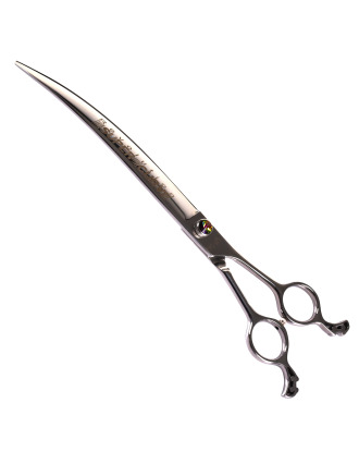 Ehaso Revolution Super Curve Scissor 9,5" - profesjonalne nożyczki extra gięte (kąt 30°), z najlepszej jakości, twardej stali japońskiej, 23,5cm