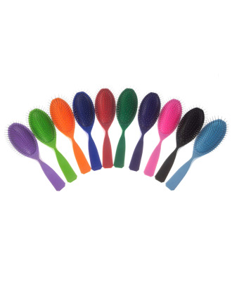 Madan Small Pin Brush - profesjonalna, mała szczotka z ergonomicznym uchwytem, metalowa szpilka 22mm, średnio-miękka