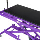 Blovi Callisto Purple - stół z podnośnikiem elektrycznym, blat 125cm x 65cm, fioletowy
