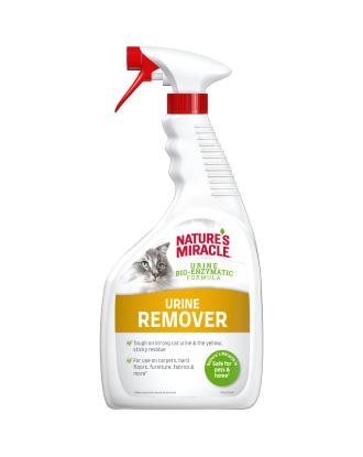Nature's Miracle Urine Remover Cat 946ml - spray do usuwania plam z moczu kota, bioenzymatyczny