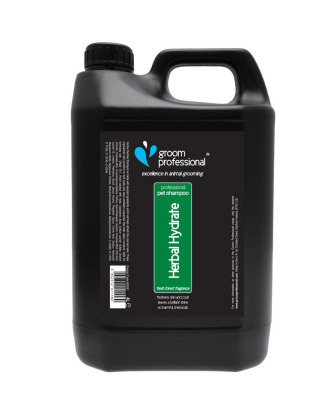 Groom Professional Herbal Hydrate Shampoo 4L - rewitalizujący sierść szampon ziołowy, koncentrat 1:10