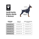 Hurtta Razzle-Dazzle Y-Harness Hedge - regulowane szelki typu guard dla psów
