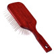 Blovi Red Wood Pin Brush - extra duża, miękka, drewniana szczotka z długą, metalową szpilką 32mm