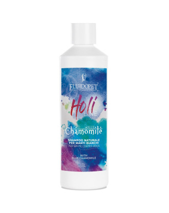 FluidoPet Natural Blue Chamomile Shampoo - profesjonalny szampon rozjaśniający do szaty białej i jasnej, koncentrat 1:10 