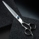 Jargem Lefty Straight Scissors 7,5" - nożyczki groomerskie proste, leworęczne z diamencikiem