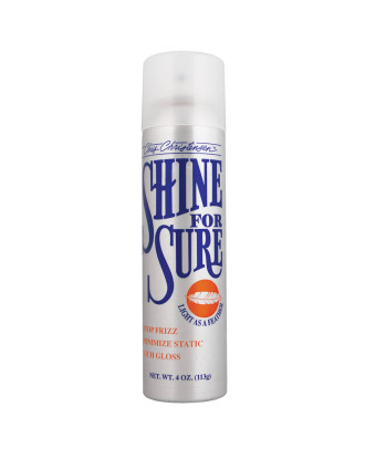 Chris Christensen Shine for Sure 118ml - spray intensywnie nabłyszczający i kontrolujący elektryzowanie włosa, z jedwabiem