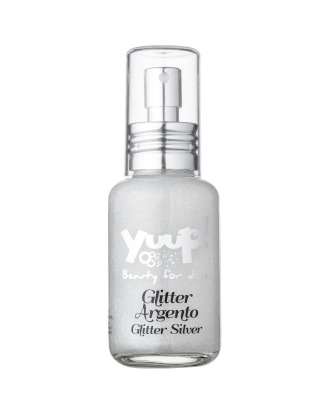 Yuup! Fashion Glitter Silver - perfumowany preparat nabłyszczający ze srebrnymi drobinkami