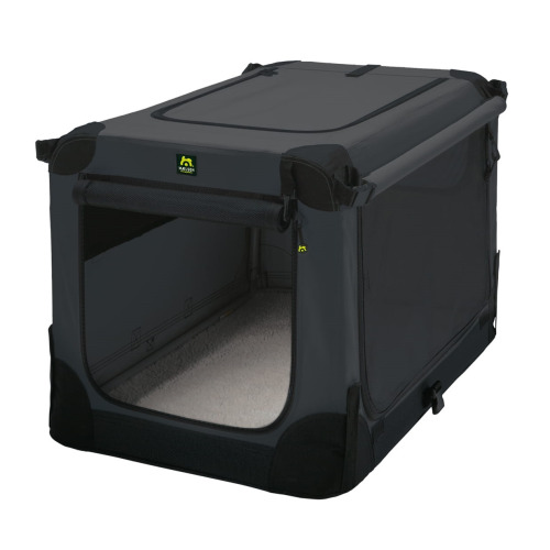 Maelson Soft Dog Kennel - wysokiej jakości materiałowy transporter dla psa, antracytowy