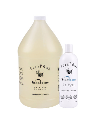 Pure Paws Star Line No Rinse Shampoo - suchy szampon dla psa, eliminuje nieprzyjemne zapachy, podkreśla kolor sierści, koncentrat 1:10