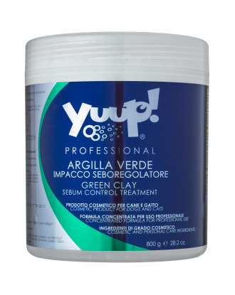 Yuup! Professional Green Clay 800g - serum z zielonej glinki do skóry tłustej, wydzielającej nadmiar sebum