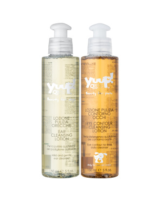 Yuup Home Eye Contour Cleaning 150ml + Yuup! Home Ear Cleaning Lotion 150ml