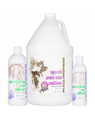 1 All Systems Super Rich Protein Lotion Conditioner - antystatyczna odżywka dla każdego typu sierści
