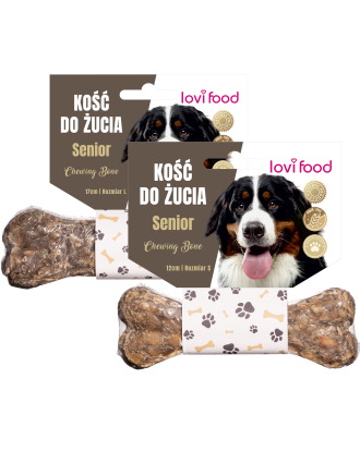 Lovi Food Senior Chewing Bone - kość do żucia dla psa seniora, włoskie smaki