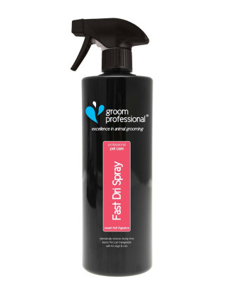 Groom Professional Fast Dri Spray - preparat redukujący czas suszenia sierści o 50%, o zapachu słodkich owoców