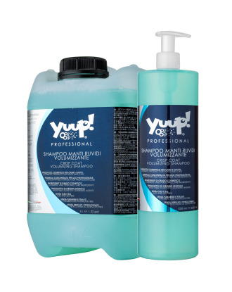 Yuup! Professional Crisp Coat & Volumising Shampoo - szampon do szaty twardej i szorstkiej, zwiększający objętość, koncentrat 1:20