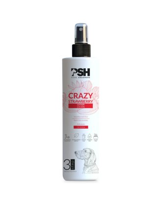 PSH Home Crazy Strawberry Lotion 300ml - lekka odżywka bez spłukiwania do wrażliwej skóry psa