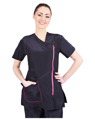 Groom Professional Modena Pink - bluza groomerska z różowym wykończeniem