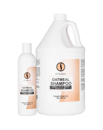 Stazko Oatmeal Shampoo - łagodząco-nawilżający szampon dla psa, kota i konia, koncentrat 1:7