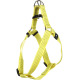 Flamingo Harness Step&Go Ziggi Reflective Yellow - neonowe szelki dla psa step in, klamra z blokadą, żółte