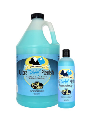 Best Shot Ultra Dirty Plenish Conditioner - profesjonalna, wielozadaniowa odżywka do usuwania kołtunów, podszerstka i deodoryzacji, koncentrat 1:7