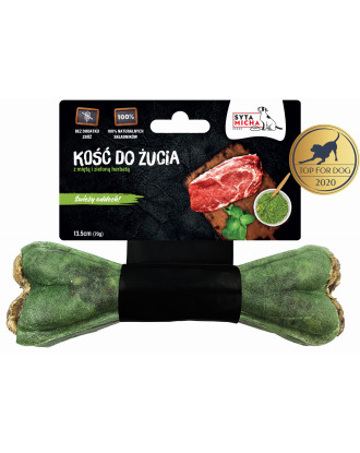 Syta Micha Kość do żucia 70g - przysmak dla psa z miętą i zieloną herbatą