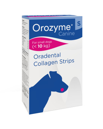 Orozyme Oradental Collagen Stripes S- kolagenowe gryzaki dentystyczne dla małego psa