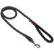 KONG Rope Leash L/XL Black 1,5m - smycz linowa dla psa z odblaskowymi przeszyciami, czarna