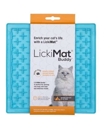 LickiMat Classic Buddy Cat - mata do lizania dla kota, miękka