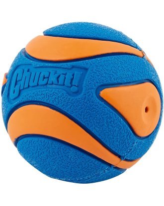 Chuckit! Ultra Squeaker Ball M (6,4cm) - sprężysta piłka dla psa, z piszczałką