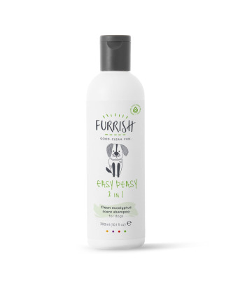 Furrish Easy Peasy 2in1 Shampoo 300ml - oczyszczająco-nawilżający szampon z odżywką, dla psów